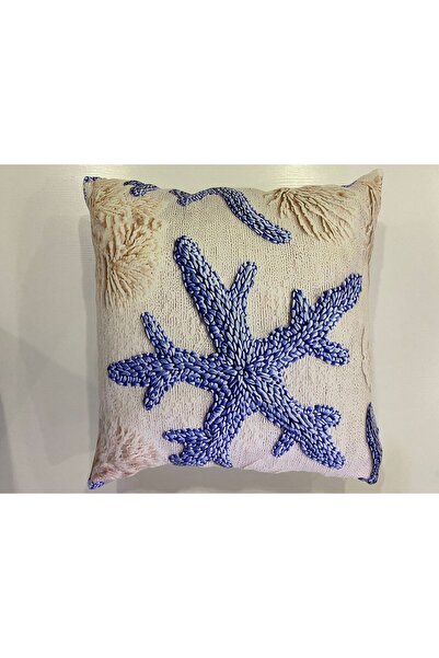 ART ÇEYİZ Digital Printed Throw Pillow Cover 2 Pieces Suede Fabric