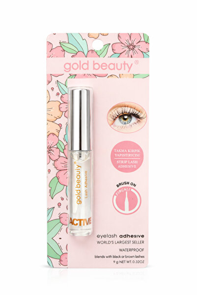Gold Beauty Takma Kirpik Yapıştırıcısı Fırçalı – Waterproof Kirpik Yapıştırıc...