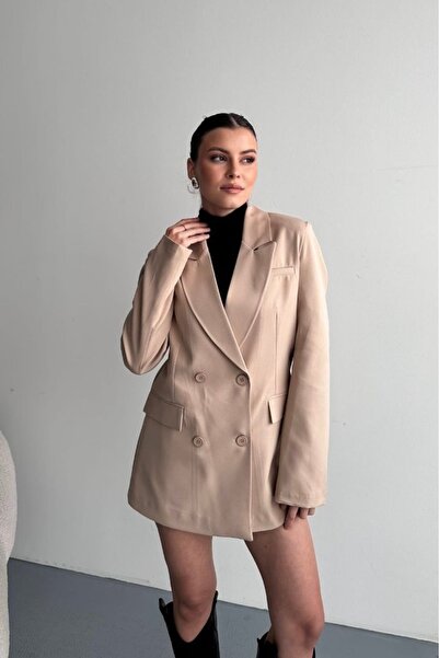 gm giyimarket New Season Women's Oversize Blazer Jacket