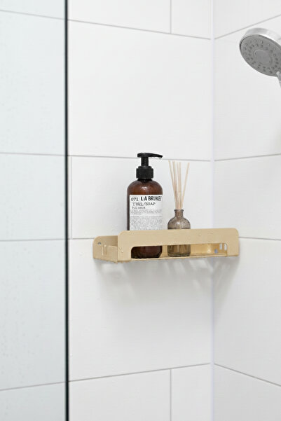 Grandmix Metal Bathroom Shelf Wall Mounted 30 cm Decorative Kitchen Spice Rac...