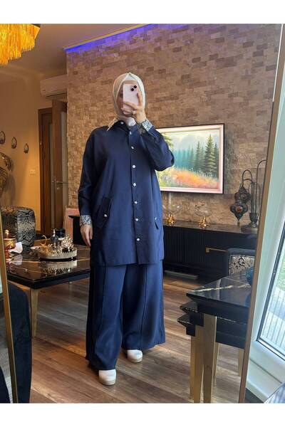 MİMİ Luxury Wear Women's Hijab Shirt-Pants & Sweatpants Set