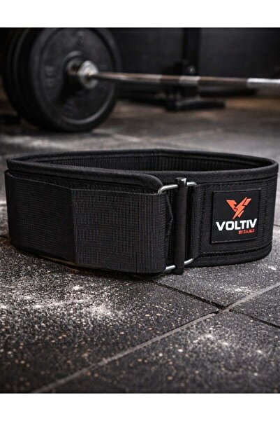 VOLTIV حزام رفع الأثقال للتدريب في الصالة الرياضية - حزام دعم ظهر قابل للتعدي...