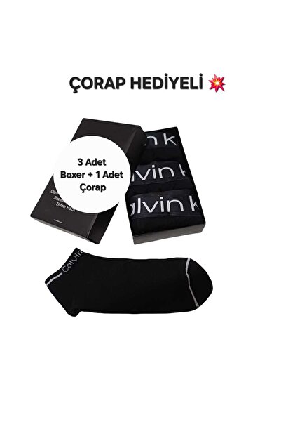 Butik Men's Boxer 3-Piece Boxed Lycra Flexible