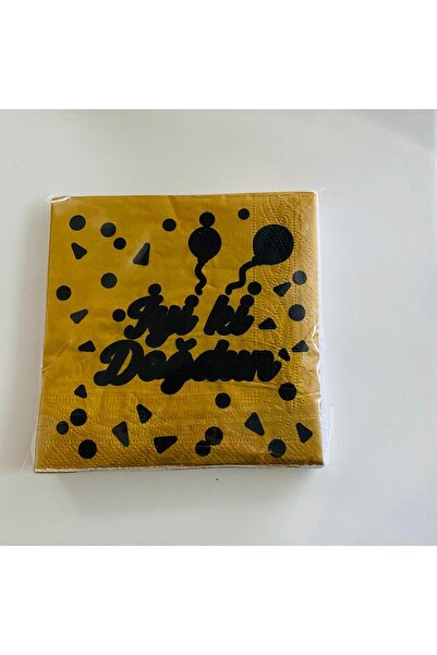 MFM Χρόνια πολλά, χρυσό χαρτοπετσέτα 20 τεμάχια