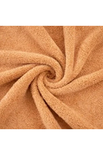 OEM Prosop de baie cu gluga pentru copii BabyTeo, bambus, super absorbant, 90x90 cm, maro