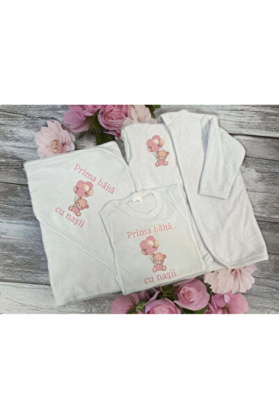 OBSIDION Set PRIMA BAITA cu nasii - Teddy - 4 piese - roz