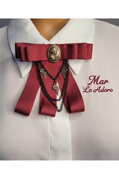 LO ADORO Vintage Victorian and Bee Detailed Brooch Women's Tie Bowtie Elizabe...