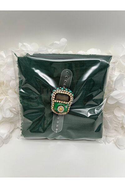 LenaToptan 10 Pieces of Flared Scarves and Zikirmatik Set, Hajj Umrah Mawlid ...