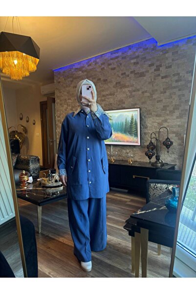 MİMİ Luxury Wear Women's Hijab Shirt-Pants & Sweatpants Set