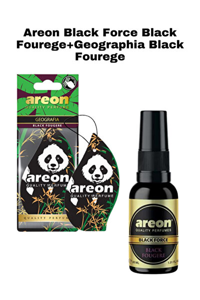Areon Black Force Black Fourege Sprey+Geographia Black Fourege