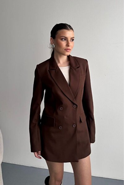 gm giyimarket New Season Women's Oversize Blazer Jacket