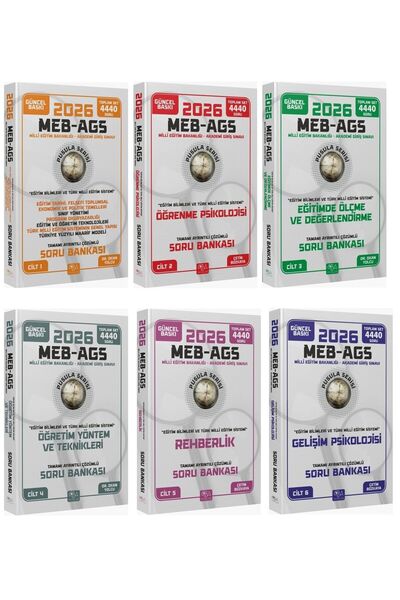 CBA Akademi YENİ AGS - CBA Yayınları 2026 MEB-AGS Eğitim Bilimleri Tüm Dersle...