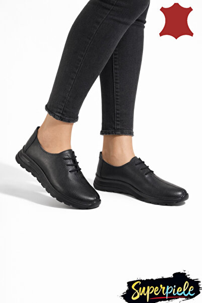 ANGEL BLUE Comfortable women's casual shoes made of soft natural leather with...