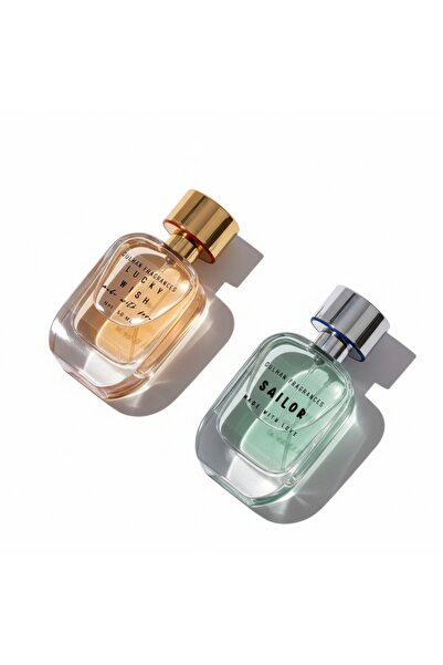 Gulhanfragrances Lucky Wish Kadın Parfüm Sailor Erkek Parfüm 40 ml+40 ml Sevg...