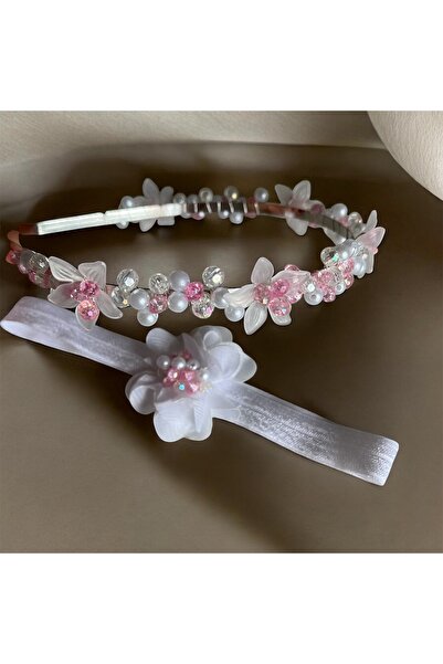 Kadamorganik Pembe Anne Bebek Lohusa Taç Seti