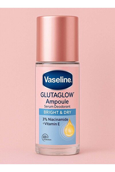 Cathy Doll Vaseline GlutaGlow Roll-On Serum Deodorant – Bright & Dry with Vit...