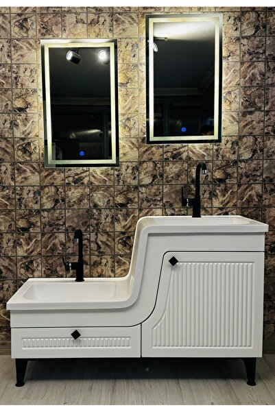 Türkmen yapı dekorasyon Abdest lavabosu sol çukur Z/ lavabo