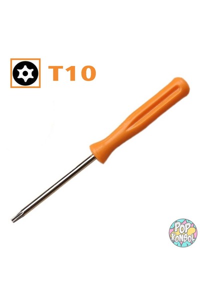 POPKONSOL T10 Torx Uçlu Tornavida XBOX 360 Tamir Yedek Parça T10 Tork Tornavi...