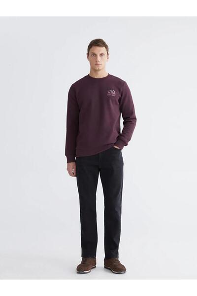 LC Waikiki Pantaloni de blugi negri 779 cu croială normală pentru bărbați (S6)