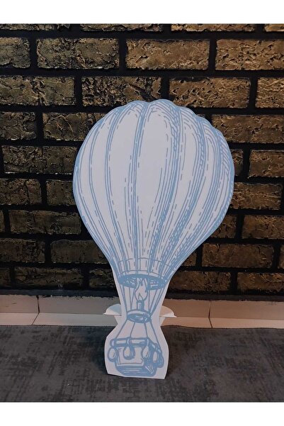 Bolat Dijital SAFARİ TEMALI Mavi Balon Ayaklı Maket 70 cm