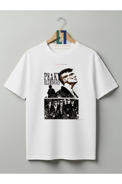 Grafftee Clothing TOMMY SHELBY, PEAKY BLINDERS, TRICOU UNISEX DIN BUMBAC, DES...