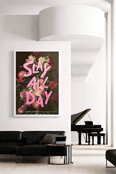 Koi Art Design Λευκό πλαίσιο, μονοκόμματος πίνακας με θέμα τη μοντέρνα τέχνη,...