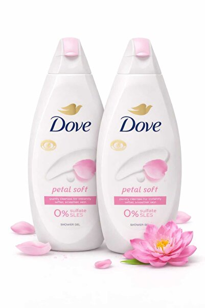 Dove (Dove) Pachet 2 X GEL DE DUS DOVE, PETAL SOFT, 720 ML