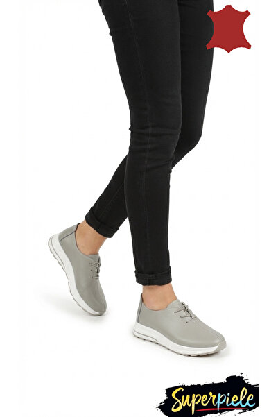 ANGEL BLUE Comfortable women's casual shoes made of soft natural leather with...