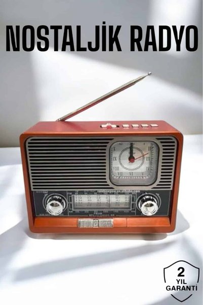Artepieza co. Nostaljik Görünümlü USB Girişli Bluetooth Bağlantılı Radyo - Lisinya