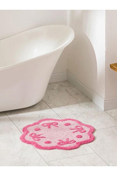 LC Waikiki Karışık Fiyonk Baskılı Banyo Paspası 60x60 Cm (S6)