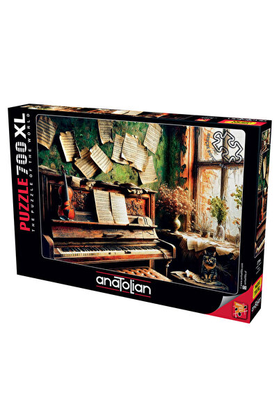 Allians Büyük Boy Parça Yapboz Puzzle, Antika Piyano Tasarımı, Eğlenceli Hobi
