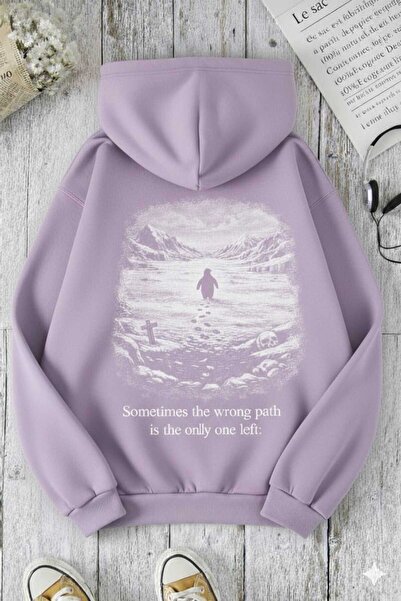 COHERENT Unisex Men/Women Colorful Yalnizpenguen Custom Printed Cotton Oversi...