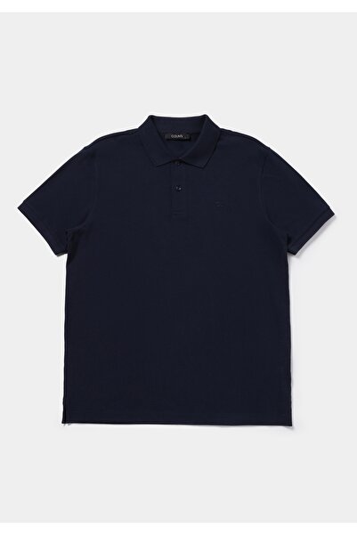 Colin's Tricou cu mânecă scurtă, albastru bleumarin, cu gât polo, cu croială ...