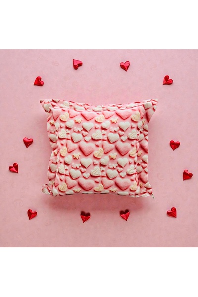 ozdesendesign Heart Decorative Throw Pillow Cover