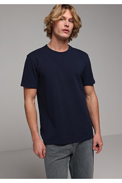 Colin's Регулярний крій, круглий комір, прямий крій, чоловічий, темно-синій, ...