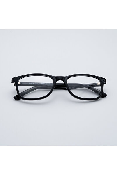 D&N Children's eyeglasses with a rectangular black frame