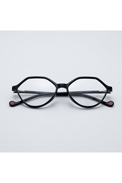 D&N Children's eyeglasses with a black frame and red accents