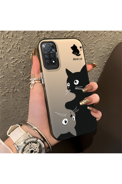 CASEVIBE Redmi Note 11 Pro Uyumlu, sevimli kedi desenli şok korumalı telefon ...