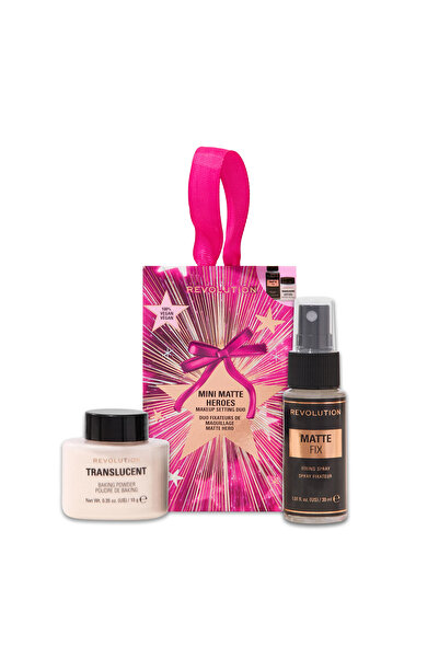Revolution , Toz Pudra & Matte Mix Makyaj Sabitleyici Seti