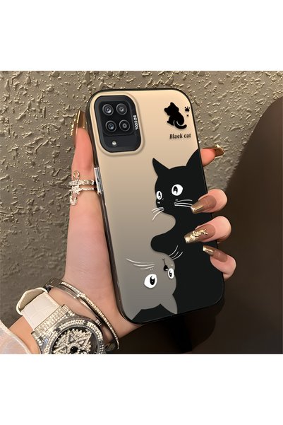 CASEVIBE حافظة هاتف متوافقة مع Realme Note 60، حافظة هاتف لطيفة على شكل قطة م...