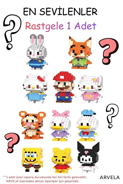 Allians Rastgele Seçilebilir Mini Figür Bricks, En Sevilen Model, Sürpriz Paket