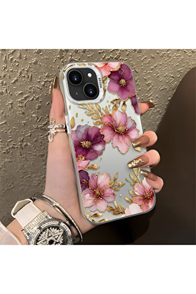 CASEVIBE iPhone 11 Pro Max Uyumlu, Hafif Lüks Çiçek Desenli, Darbe Koruyucu T...
