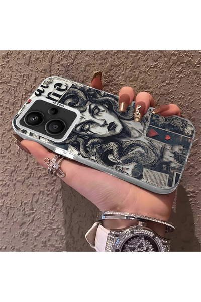 ARTISHELL Redmi Note 13 Pro Plus+ 5G Uyumlu, havalı ve trendy desenli şok kor...