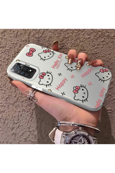 ARTISHELL Redmi Note 11 Pro 4G Uyumlu, çizgi film-anime kedi desenli şok koru...