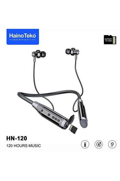 haino teko germany HN120 Bluetooth Neck Band with 120 Hours of Music, High Ba...