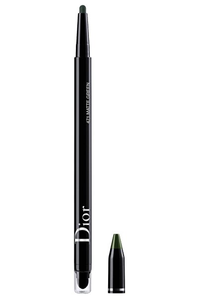 Dior Tuș de ochi Kohl cu vârfuri duble, rezistent la apă, 471 Verde mat, 1,2 g