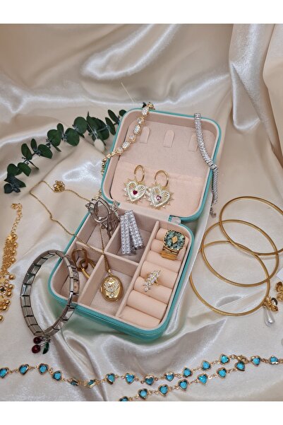 FeyzaDesign مجموعة من 10 علب مجوهرات: قلادة، سوار، خاتم ومفاجآت أخرى
