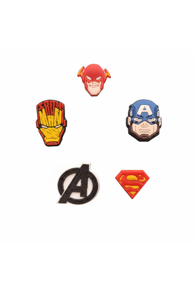 Otto Common Set of 5 Colorful Jibbitz Charms for Slippers – Fun Shoe Accessor...