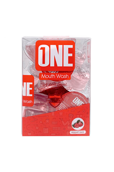 ONE Mouth Wash with Strawberry Flavor - 20 Capsules x 15ml