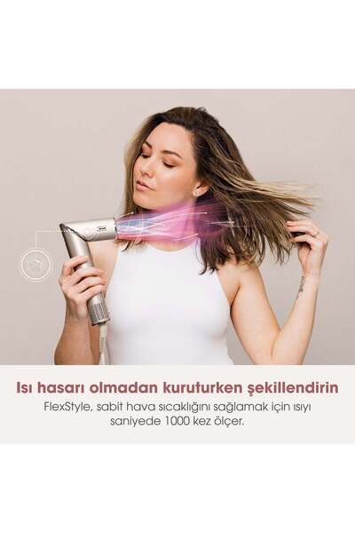 Shark FlexStyle 3-in-1 Saç Kurutma & Şekillendirme Sistemi - Stone